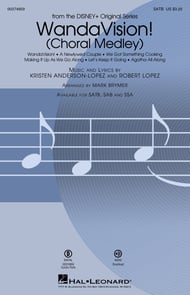 WandaVision! SATB choral sheet music cover Thumbnail